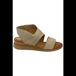 Miz Mooz Wide Width Leather Sandals Cece Linen - Wide